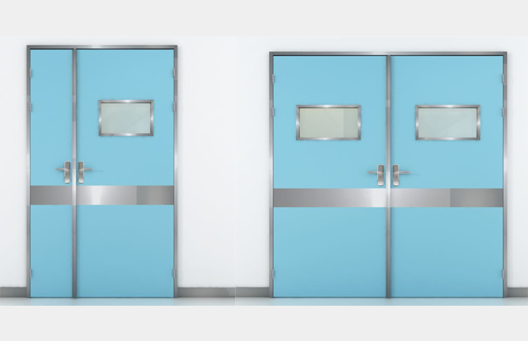 醫(yī)用不銹鋼門框平開門